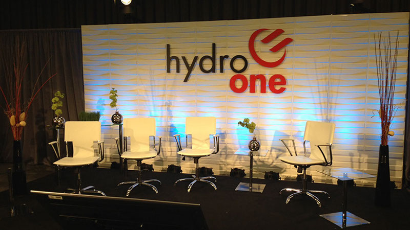 Hydro One corporate event staging